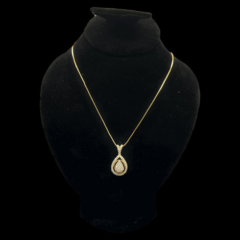 Artificial Droplet Pendant Necklace - D145 - 2